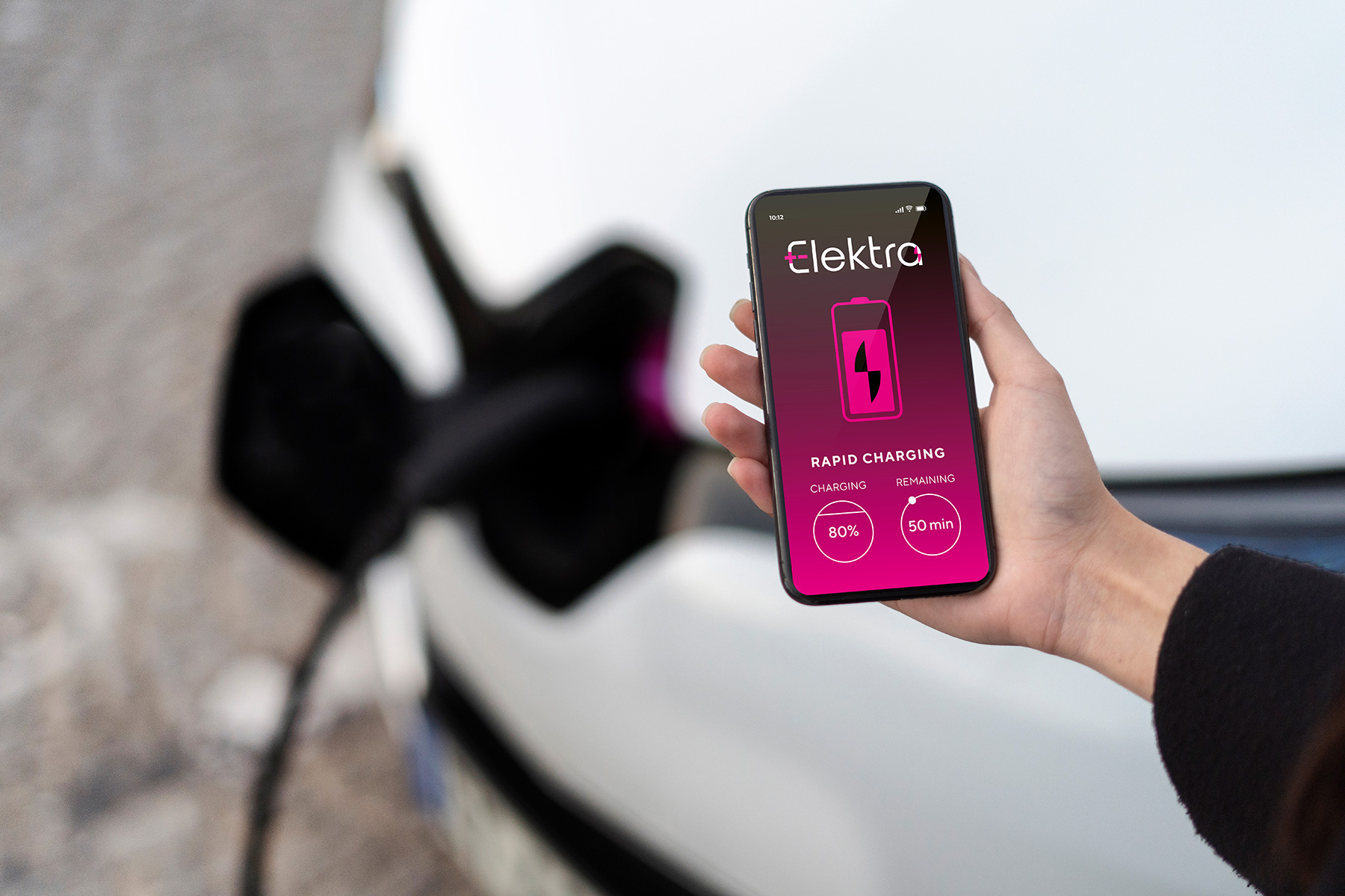 Elektra charging App design for EV Network