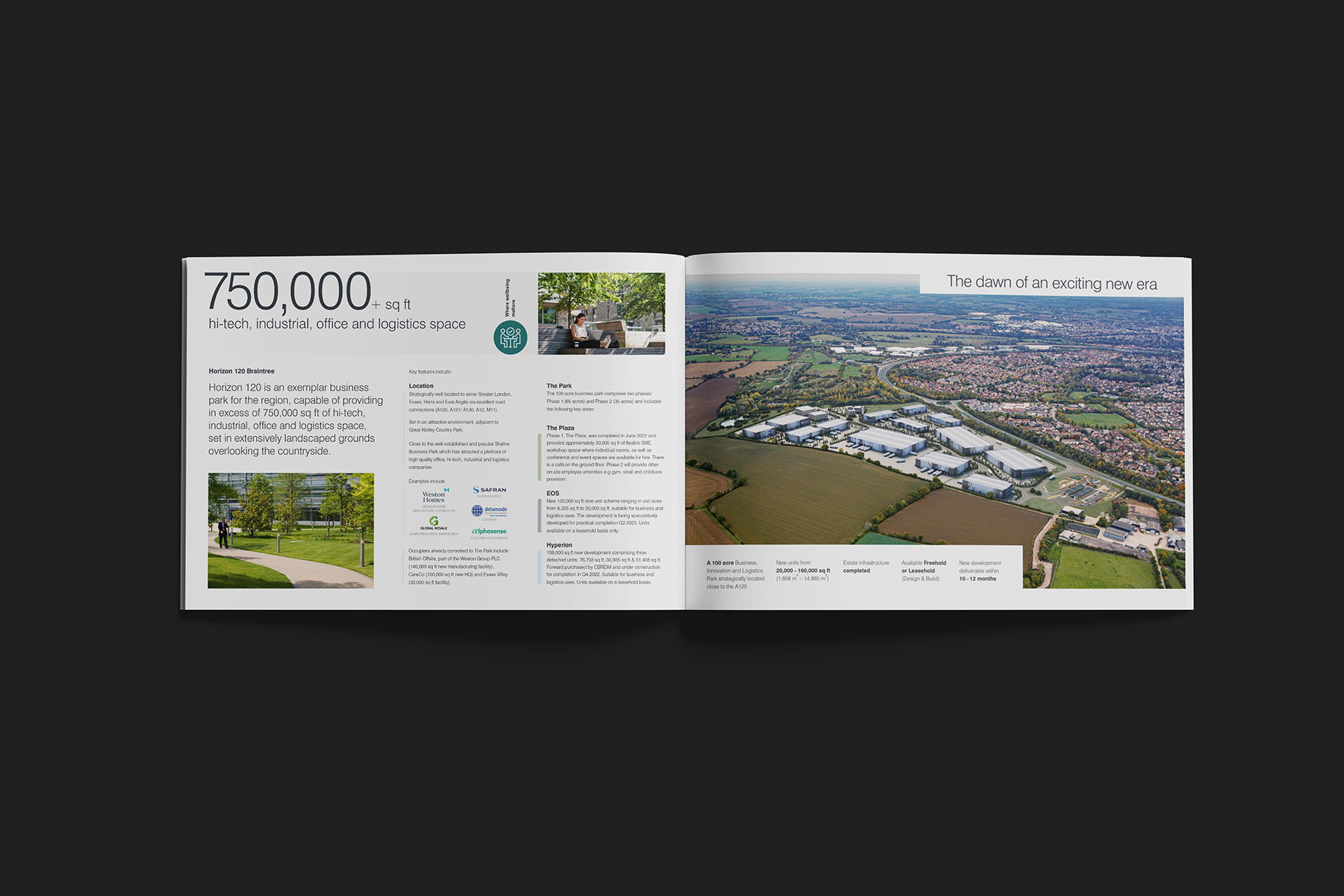 Horizon 120 brochure design