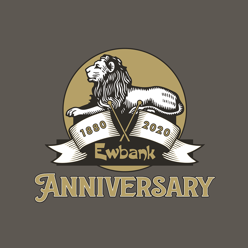 Ewbank 150 years anniversary brand identity design